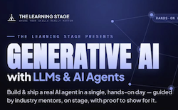 Generative AI with LLM's & AI Agents Workshop 2026 Workshop Poster
